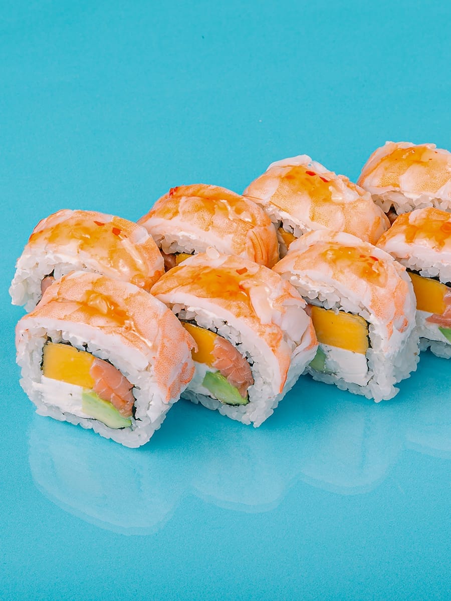 Ролл креветка с манго